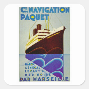 Adesivo Quadrado Navegação Paquet