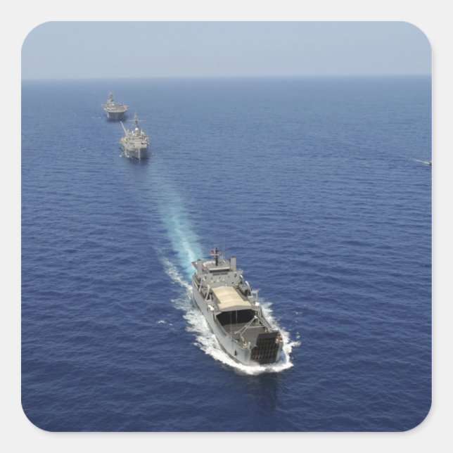 Adesivo Quadrado Navios Marinhos da República das Filipinas (Frente)