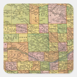 Adesivo Quadrado Nebraska 2