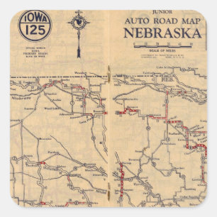 Adesivo Quadrado Nebraska 2