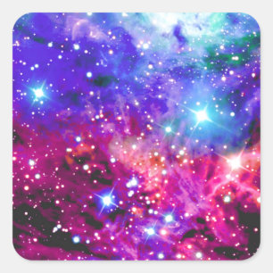 Adesivo Quadrado Nebula