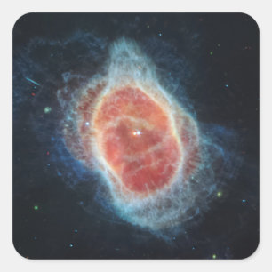 Adesivo Quadrado Nebula do Anel Sul do Telescópio JWST James Webb