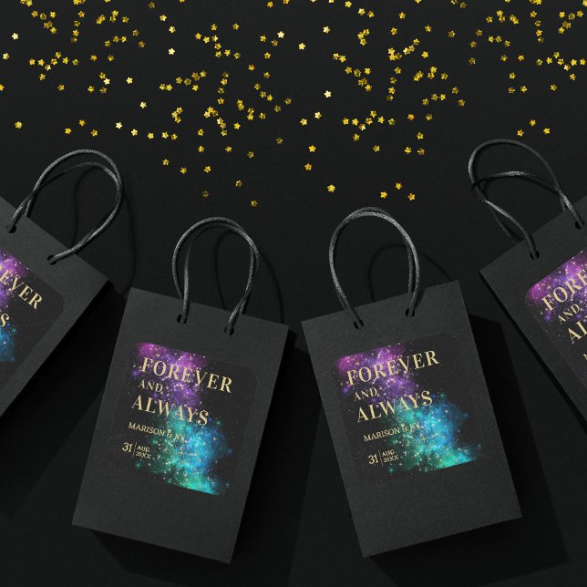 Adesivo Quadrado Nebulosa Espacial Céu Celestial Nebula Dourada Cas (Criador carregado)