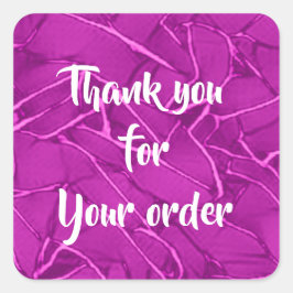 Adesivo Quadrado Negócio de padrões rachados roxos