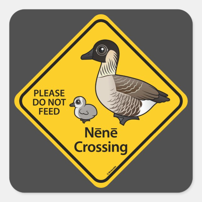 Adesivo Quadrado Nene Crossing (Frente)