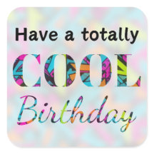 Neon Effect Grafite moderno aniversário totalmente