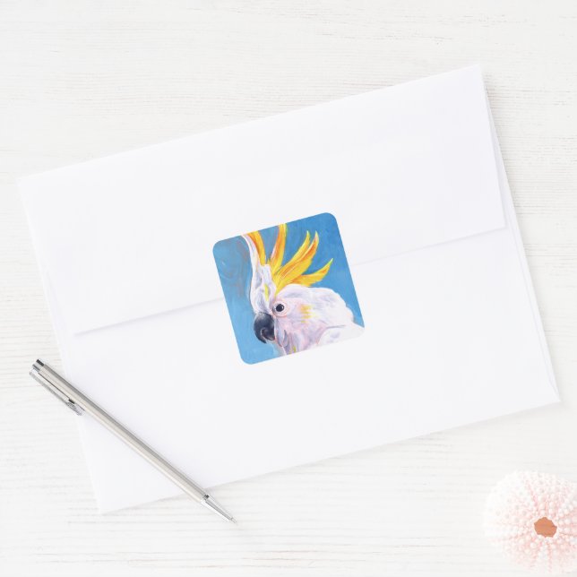 Adesivo Quadrado Neon Mohawk - Cockatoo (Envelope)