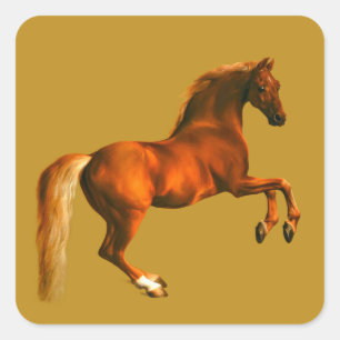 Adesivo Quadrado Neto do Godolphin Arabian, Whistlejacket