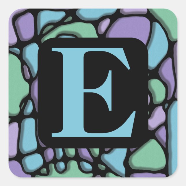 Adesivo Quadrado Neuroart Stainer Glass (Frente)