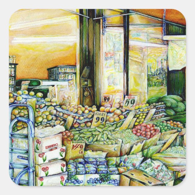 Adesivo Quadrado Neutralização da Gênese Artística (Frente)