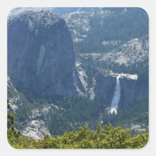Adesivo Quadrado Nevada Cai do Panorama Trilha Yosemite