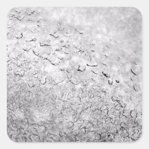 Adesivo Quadrado Neve de fusão