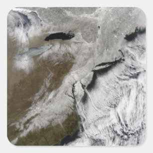 Adesivo Quadrado Neve no nordeste dos Estados Unidos