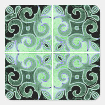 Neve Verde Inspirada pelos Azulejos Portugueses