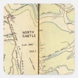 Adesivo Quadrado New Castle, Nova Iorque 3