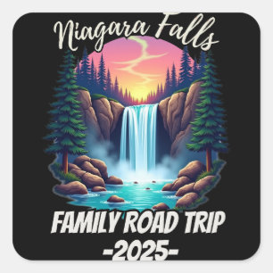 Adesivo Quadrado Niagara Cai Em Trip, Trip Family Falls Men
