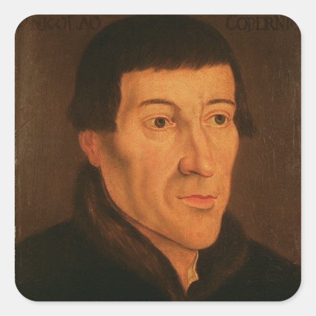 Adesivo Quadrado Nicholas Copernicus, c.1776 (Frente)