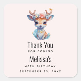 Adesivo Quadrado Ninheiros cervejeiros com traficantes e flores Obr