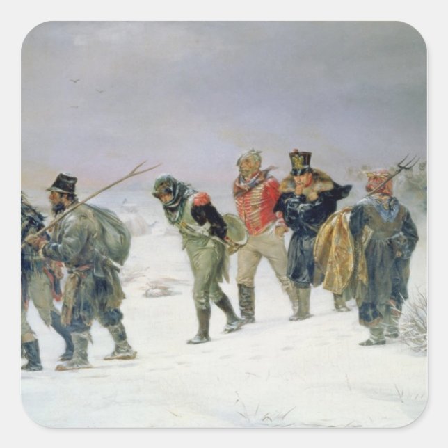 Adesivo Quadrado No ano de 1812, 1874 (Frente)