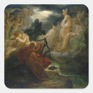 Adesivo Quadrado No banco do Lora