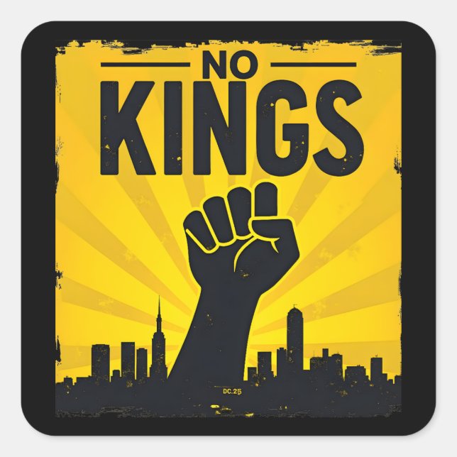 Adesivo Quadrado No Kings (DC Edition) (Frente)