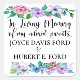 Adesivo Quadrado No Memory Sticker