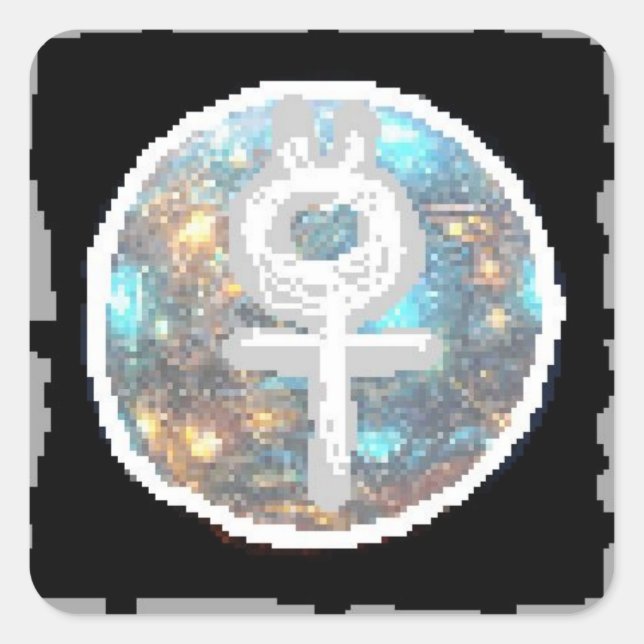 Adesivo Quadrado Noite de Mercúrio (Frente)