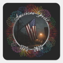 Noites de Cidade Bandeira Americana Espírito de 17