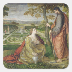 Adesivo Quadrado Noli mim Tangere
