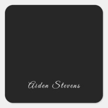 Nome de Adicionar Minimalista Preto e Branco Simpl