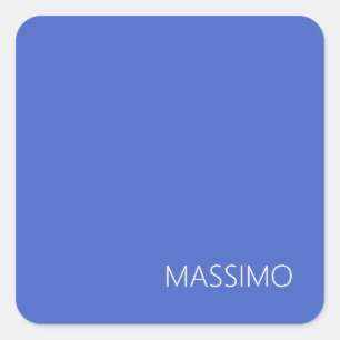 Adesivo Quadrado Nome Profissional Minimalista Moderno e Tendencial