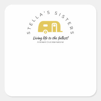 Adesivo Quadrado Nomes das Irmãs de Stella