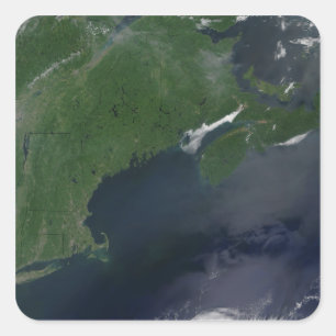 Adesivo Quadrado Nordeste dos Estados Unidos e Canadá