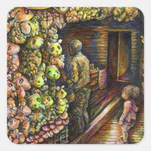 Adesivo Quadrado Norte do Circo