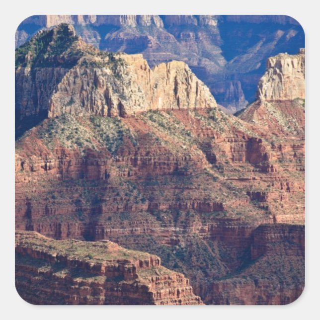 Adesivo Quadrado North Rim Grand Canyon - Grand Canyon Nacional (Frente)