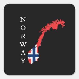 Adesivo Quadrado Noruega