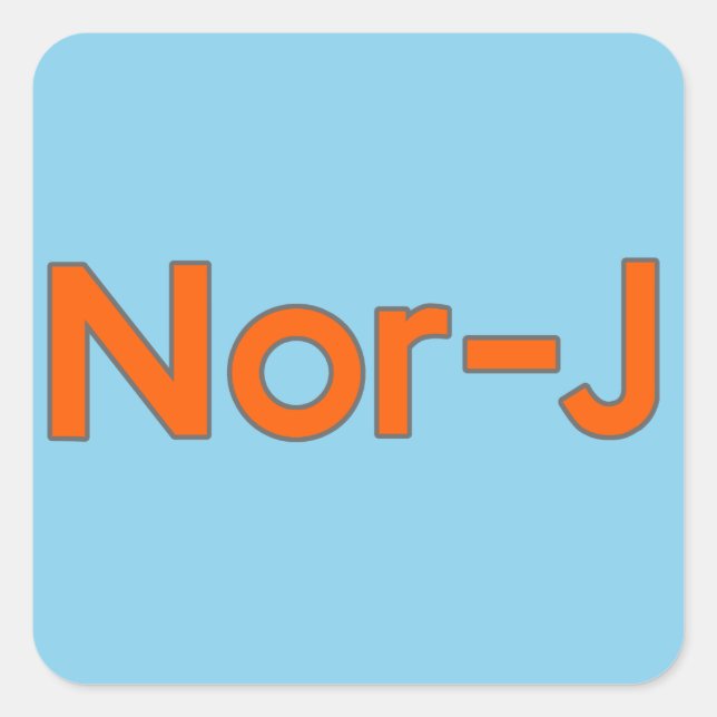 Adesivo Quadrado Norwood Junction (Frente)