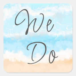 Adesivo Quadrado Nós Fazemos | Revestimentos de Envelope Costeiro