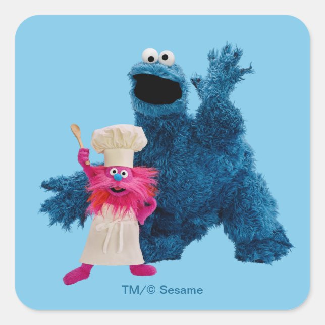 Adesivo Quadrado Nós Somos Foodies | Dose clássica (Frente)