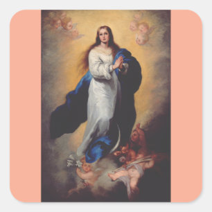 Adesivo Quadrado Nossa Senhora da Conceição Imaculada