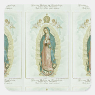 Adesivo Quadrado Nossa Senhora de Guadalupe