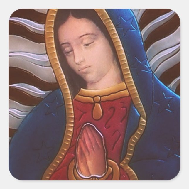 ADESIVO QUADRADO NOSSA SENHORA DE GUADALUPE (Frente)