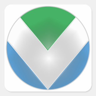 ADESIVO QUADRADO NOVA BANDEIRA DE VEGÃO OFICIAL: DEFENSOR DO CAMPO