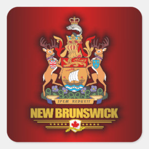Adesivo Quadrado Nova Brunswick COA