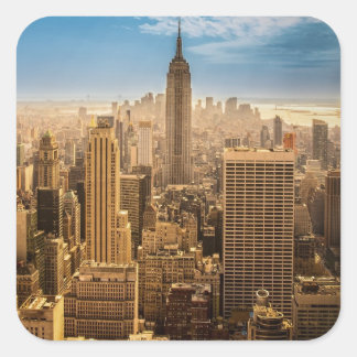 Adesivo Quadrado Nova Iorque