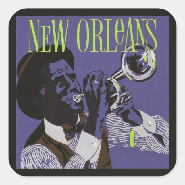 Adesivo Quadrado Nova Orleans (Frente)