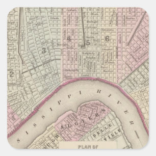 Adesivo Quadrado Nova Orleans 3