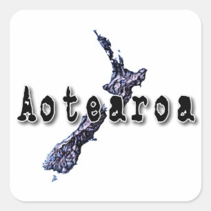Adesivo Quadrado Nova Zelândia