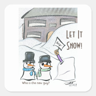 Adesivo Quadrado Novos Stickers Quadrados de Cara