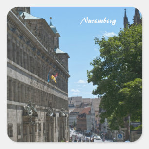 Adesivo Quadrado Nuremberg Stickers